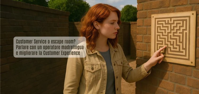 Customer Service o escape room? Parlare con un operatore madrelingua e migliorare la Customer Experience